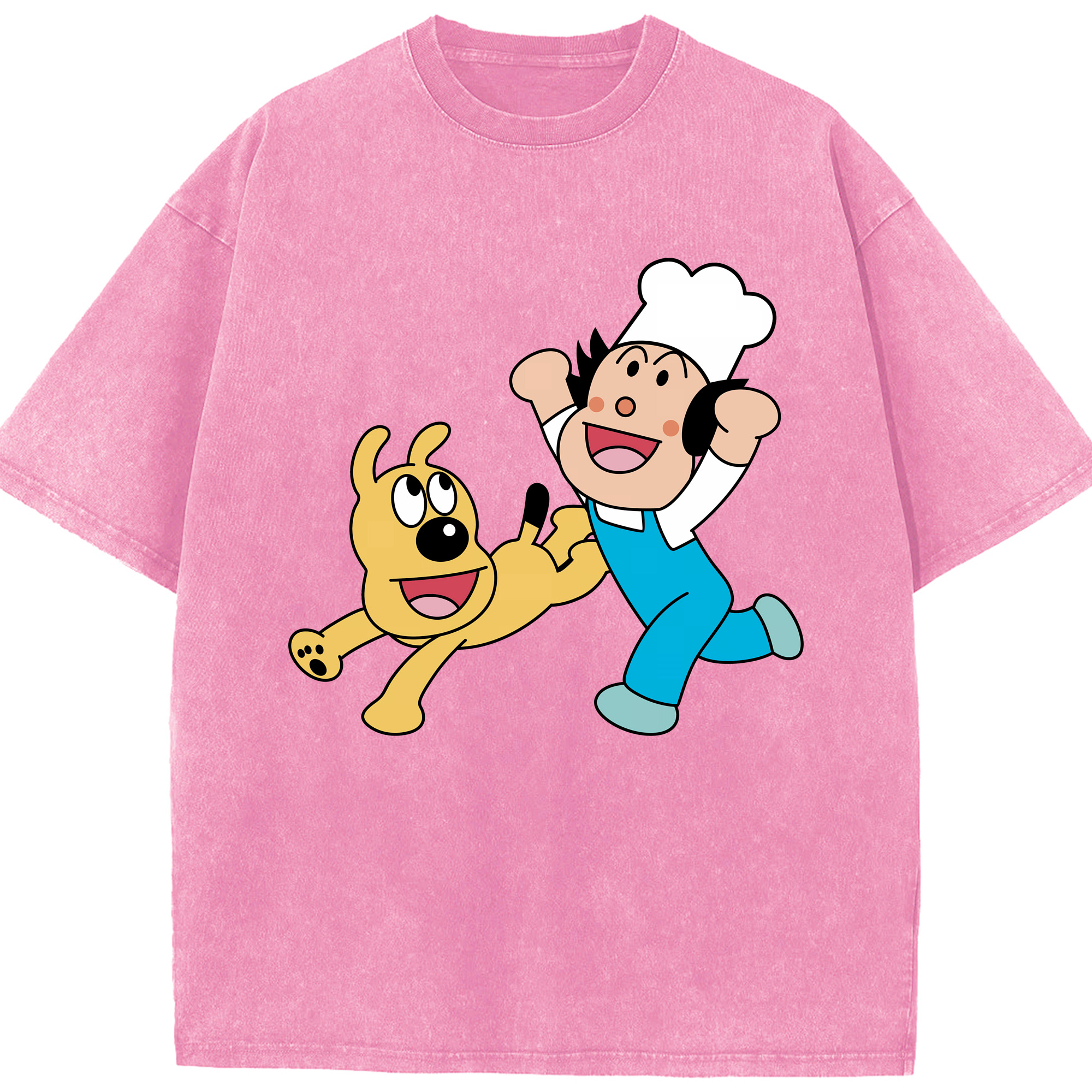 （画像用） アンパンマン Anpanman 綿100% ヴィンテージ風 半袖Tシャツ（フロントプリント）